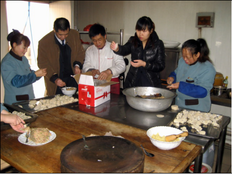 包餃子迎冬至